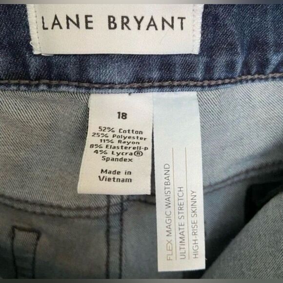 Lane Bryant FlexMagic Waistband High-Rise Skinny Ultimate Stretch Jeans. Size 18 - Picture 5 of 5